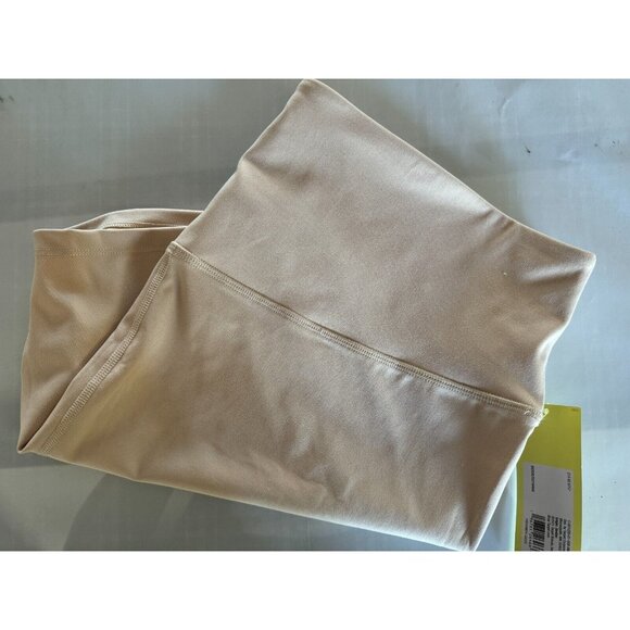 Women's Plus Size Brushed Sculpt Bike Shorts 4" - All In Motion‎ - Beige - NWT - Picture 1 of 5